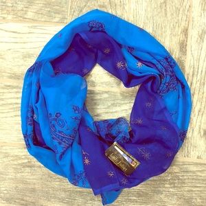 Beautiful blue scarf